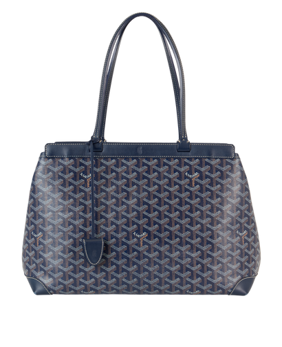 Bellechasse, &pound;1,400, Handbags, Blue, Canvas, Front view